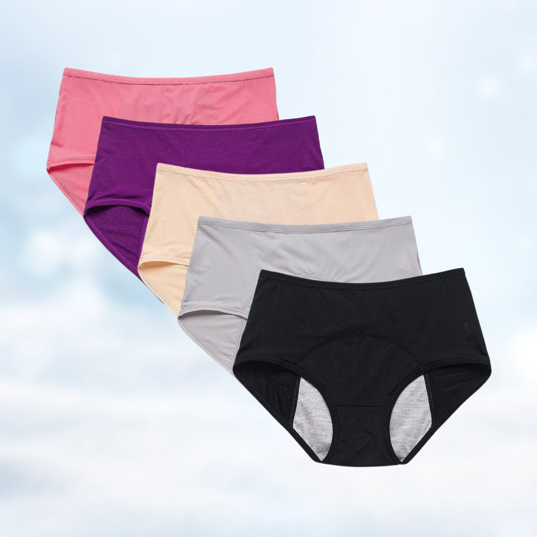 VitalDry® | Lekvrij Menstruatie Ondergoed (5-pack) |