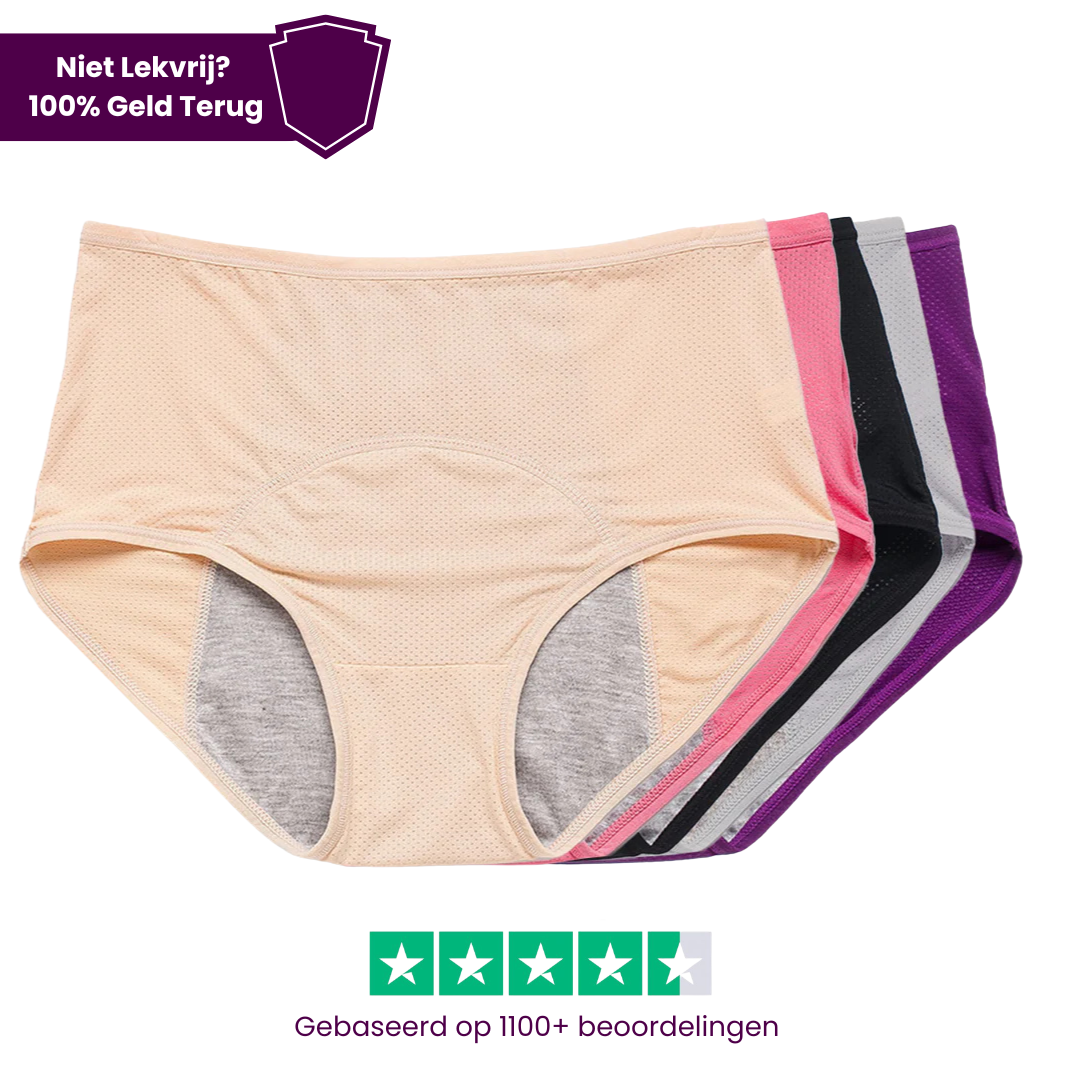 VitalDry® | Lekvrij Ondergoed (5-pack)