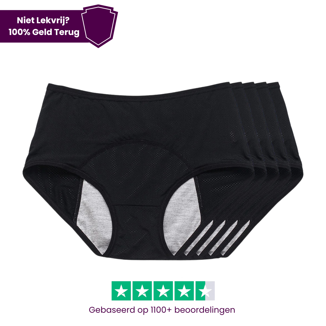 VitalDry® | Lekvrij Ondergoed (5-pack)