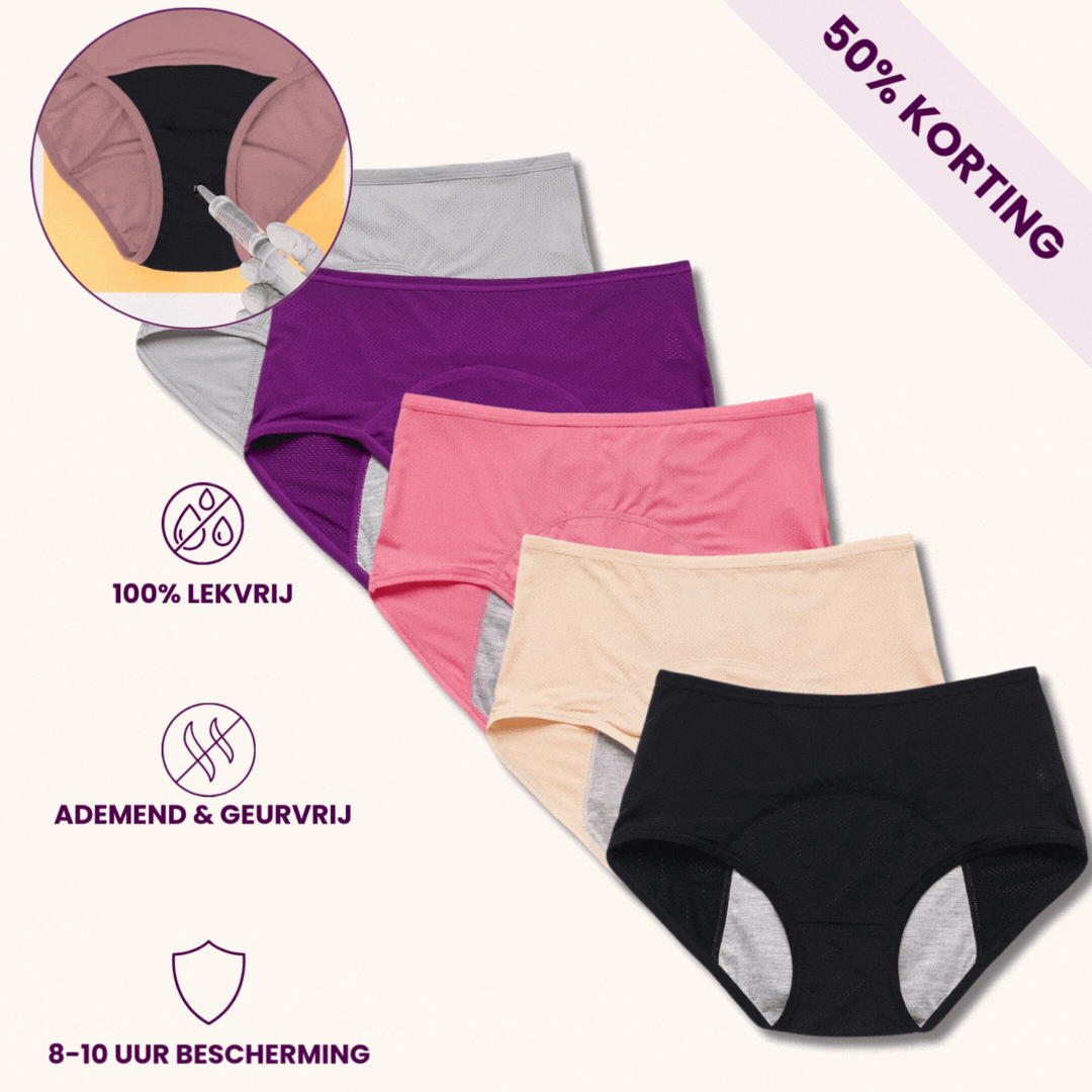 VitalDry® | Lekvrij Ondergoed (5-pack)