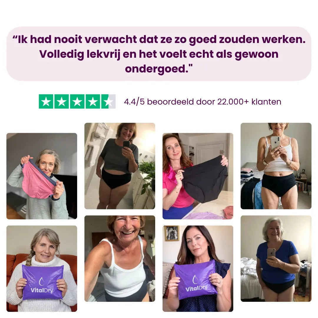 VitalDry® | Lekvrij Ondergoed (5-Pack)
