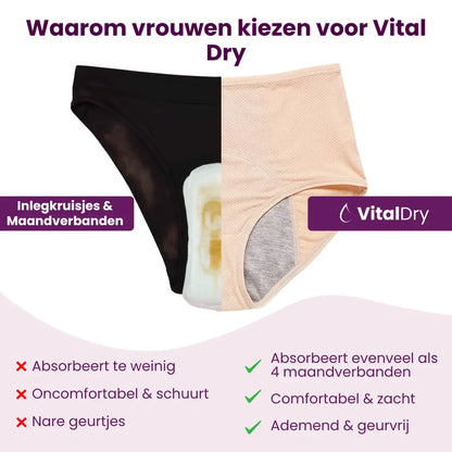 VitalDry® | Lekvrij Ondergoed (5-Pack)