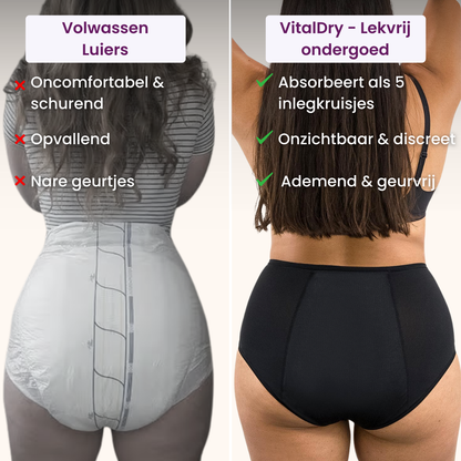VitalDry® | Lekvrij Ondergoed (5-pack) ||